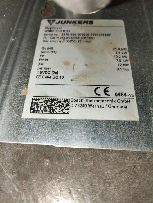 Piec gazowy junkers