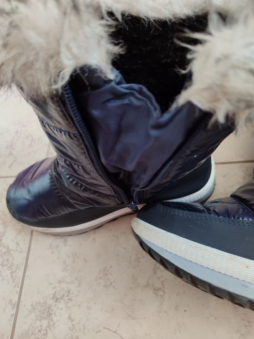 Чоботи зимові дутіки для дівчинки