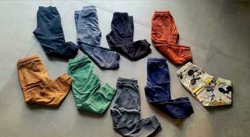 9 sztuk paka zestaw spodnie dresowe dresy 116 sinsay cool club