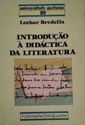 Introdução à Didáctica da Literatura, de Lothar Bredella