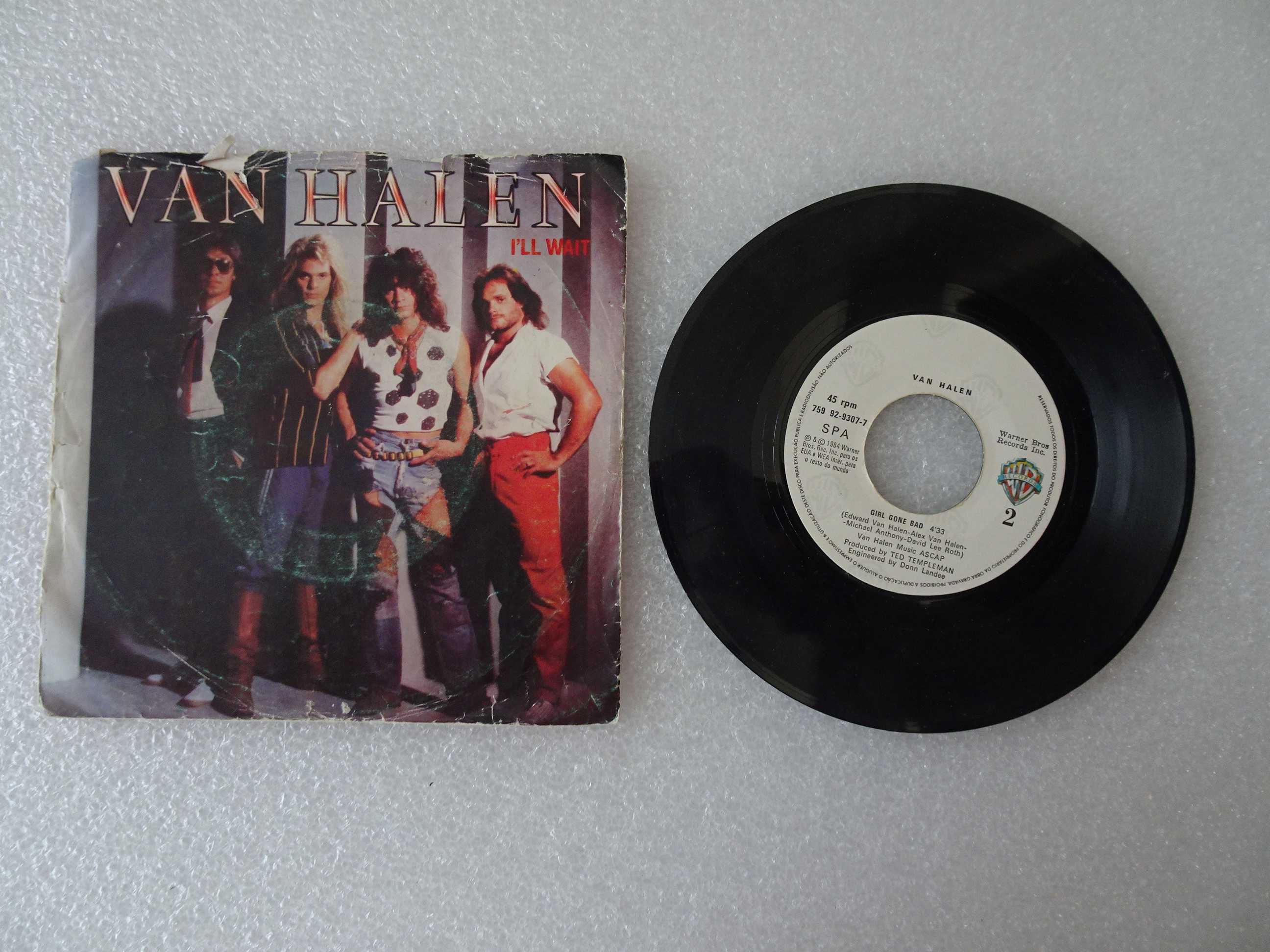 Disco vinil single - Van Halen - I'll Wait