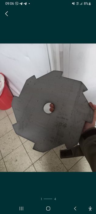 Заготовка на каток грудобой для культиватора дискової борони