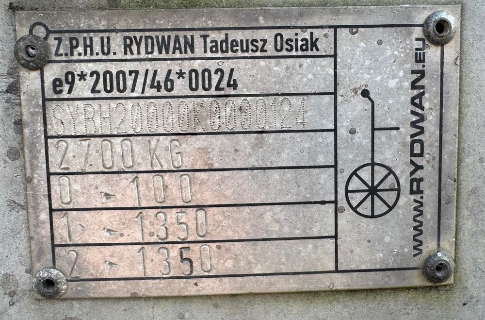 Przyczepka samochodowa - Laweta Rydwan