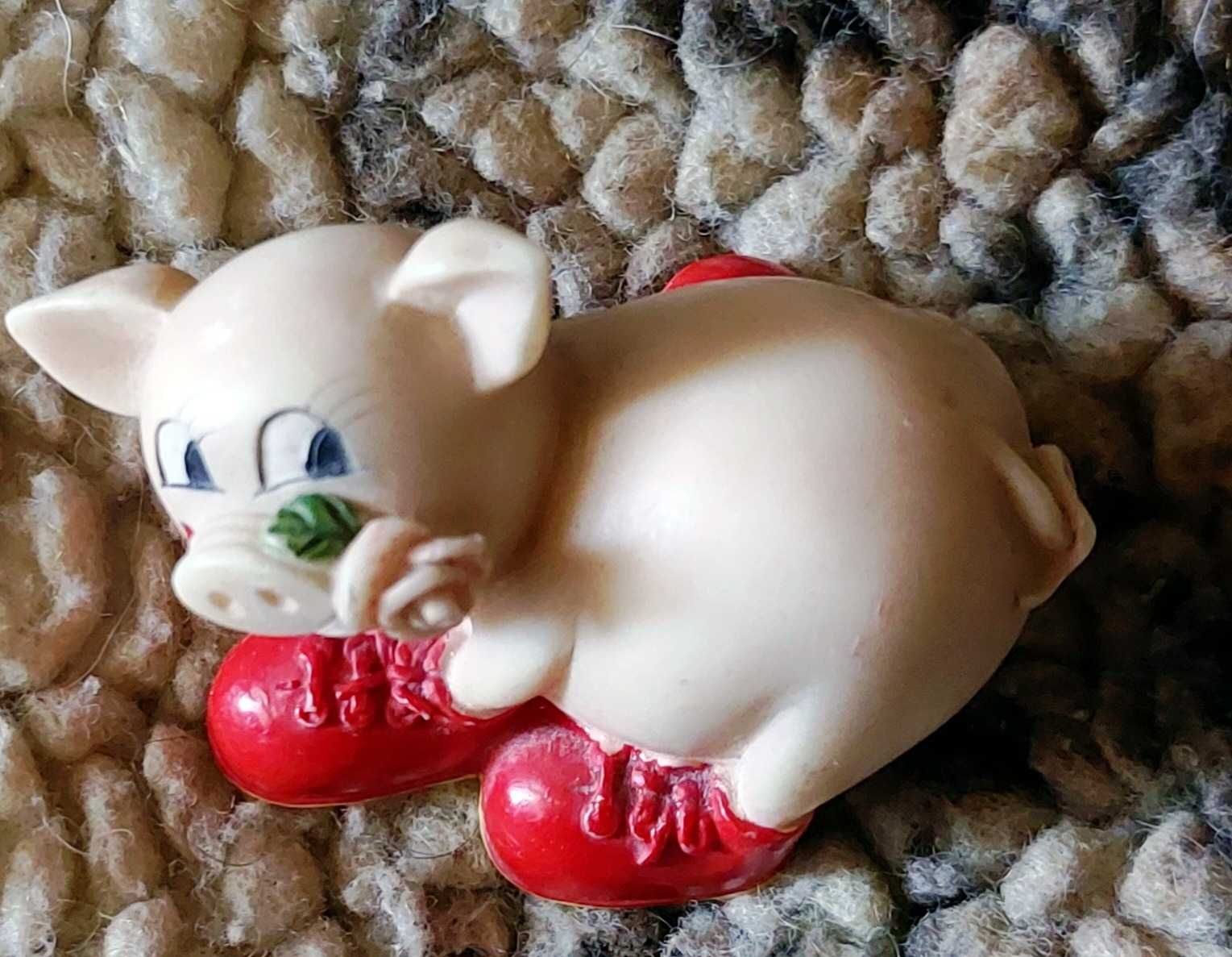 Świnka na szczęście, fajna, ładne, dobre kolory