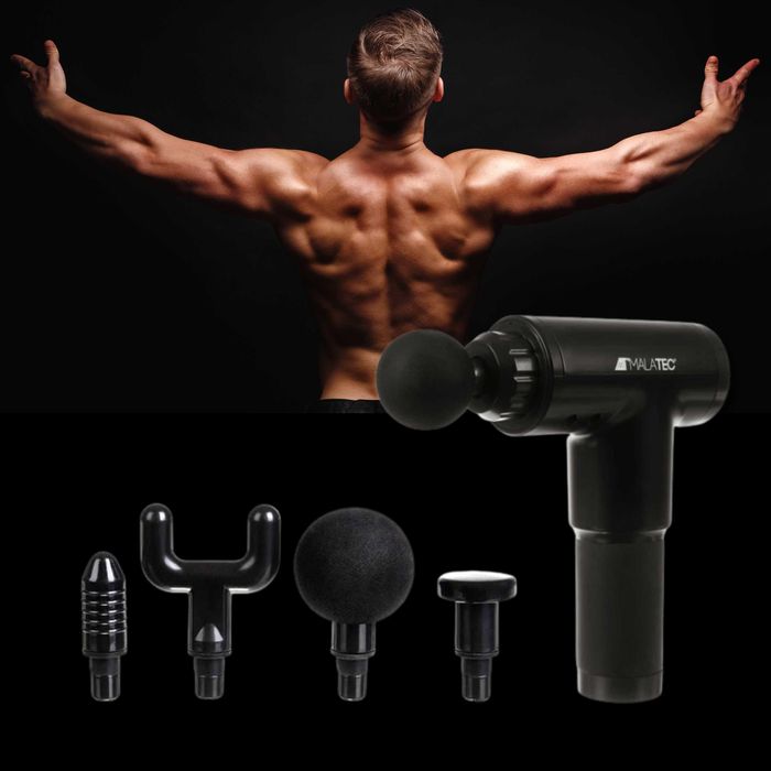 PREZENT PISTOLET do Masażu z Wyświetlaczem+ Masażer Shiatsu do Ciała