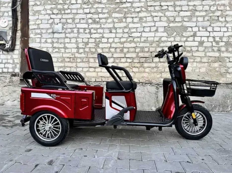 Електроскутер грузовий  трицикл Crosser новий на 1000Вт з потужною акб