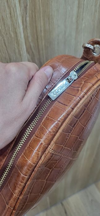 Torebka Ochnik skóra naturalna listonoszka