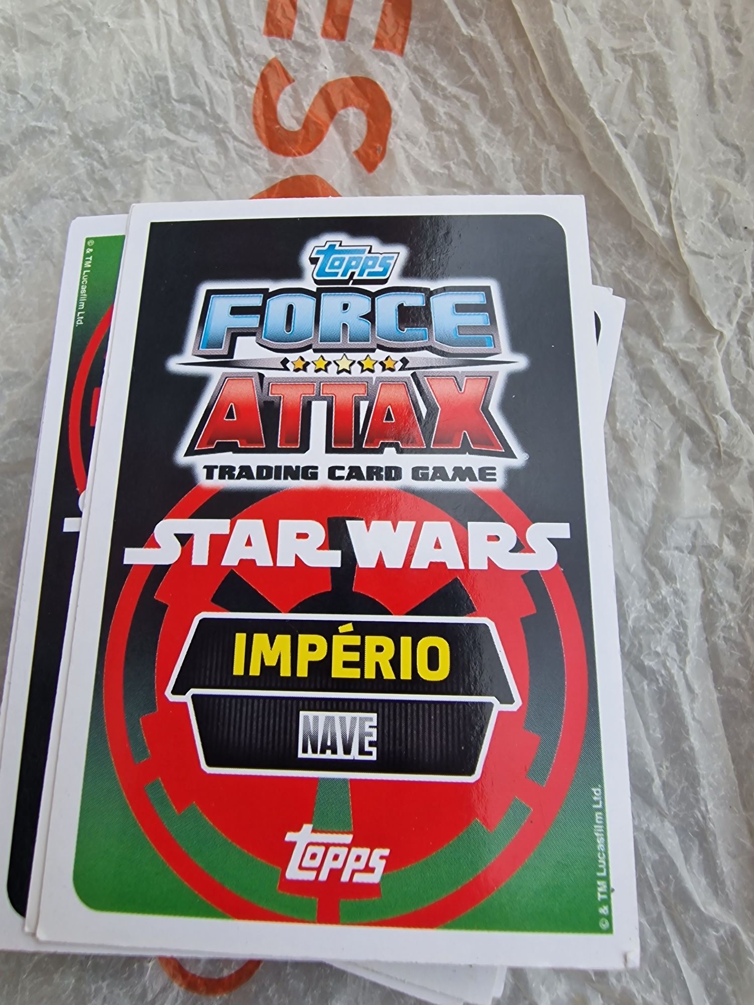 Carta de colecao star wars