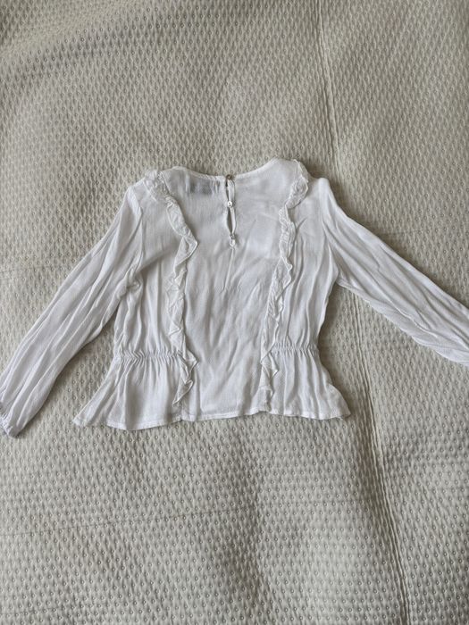 Biała bluzka galowa koszula Reserved 110