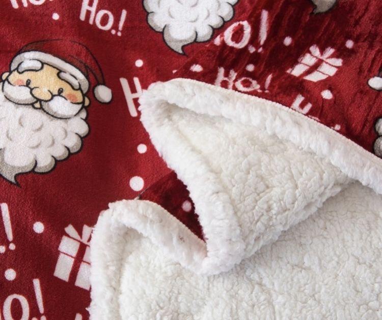 Koc świąteczny 220x200 Cotton World baran KBS-103