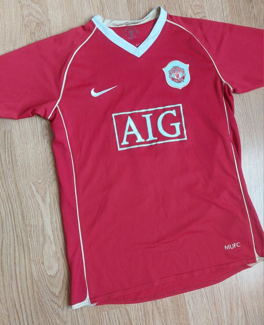 Koszulka piłkarska Manchester United 06/07 r.170cm 13-15 Lat Solskjaer