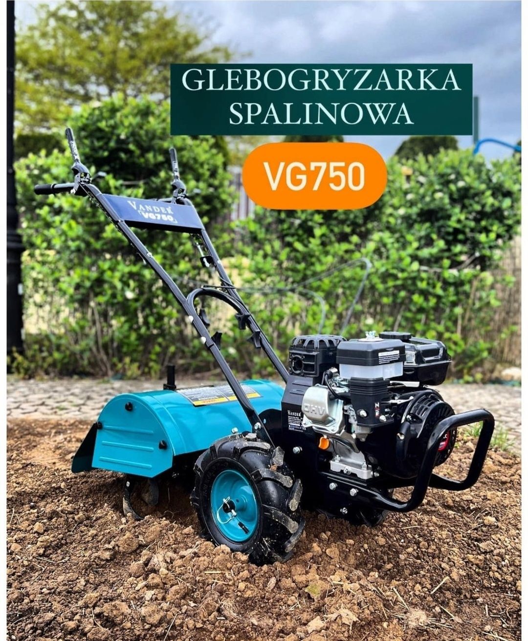 Glebogryzarka spalinowa dzik 6.5Km 50cm Loncin vg750