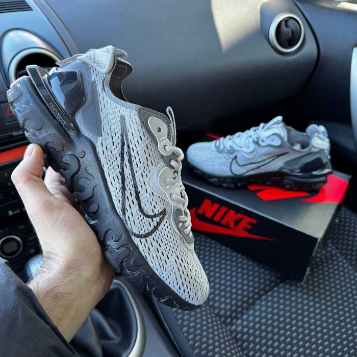 !SALE! Nike React Vision Grey/Black 40 41 42 43 44 45 найк реакт