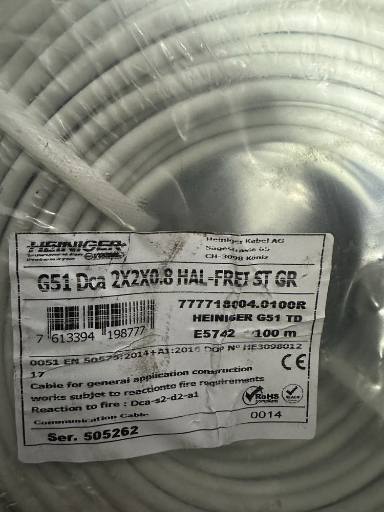 Przewod elektryczny 2x2x0.8