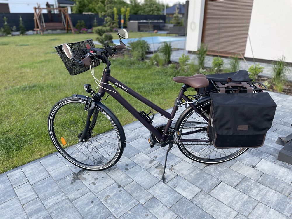 Okazja Decathlon ELOPS Hoprider 500 niska rama,  rozmiar L, aluminium