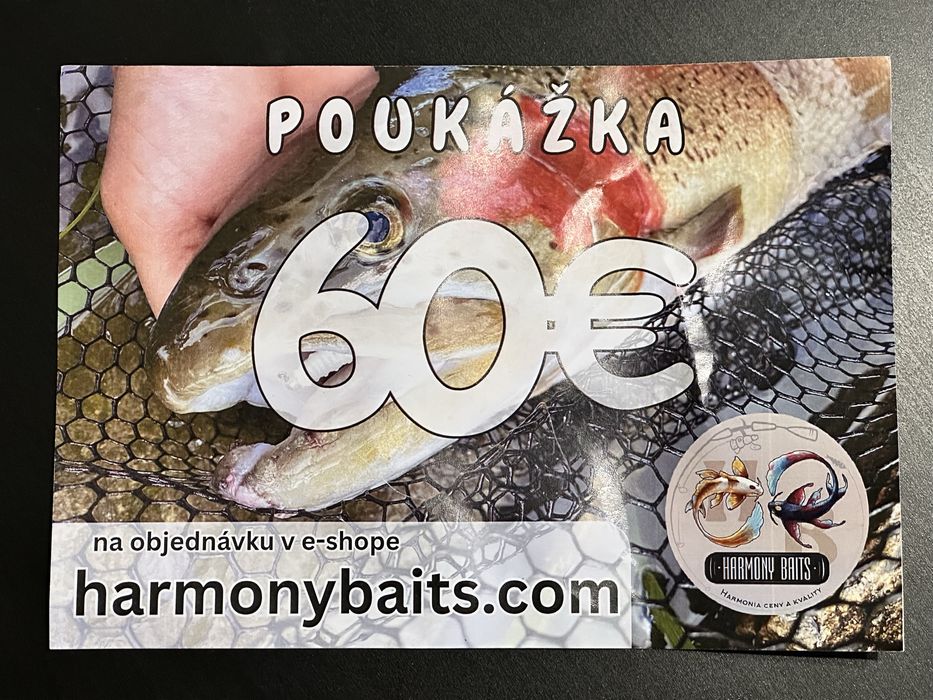 Voucher na Silicone Harmony Baits 60€ – sprzedaję za 40€!
