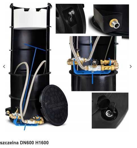 Studnia Szczelna 1600 /600  Pvc Nie urzywana
