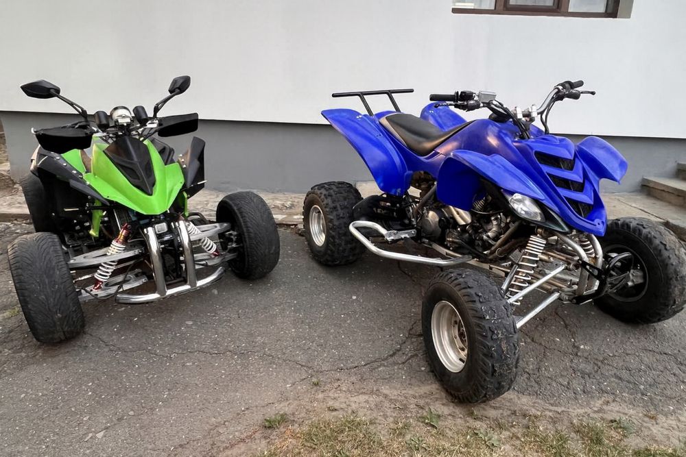 Продам 2 квадроцикла лотом. Yamaha raptor 660. Jinling R250CC