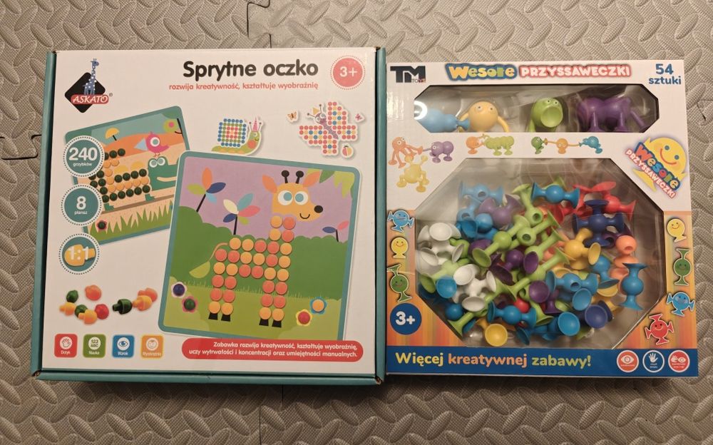 Gry 3+ Sprytne oczko, Wesołe przyssawki