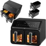 Funkcjonalna Frytkownica Eldom beztłuszczowa dwukomorowa Airfryer 8L