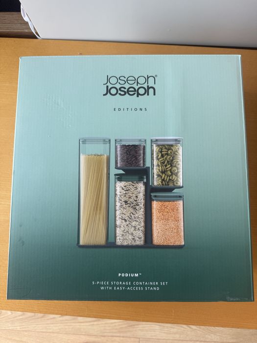 Pojemniki na żywność zestaw na stojaku NOWE Joseph Joseph