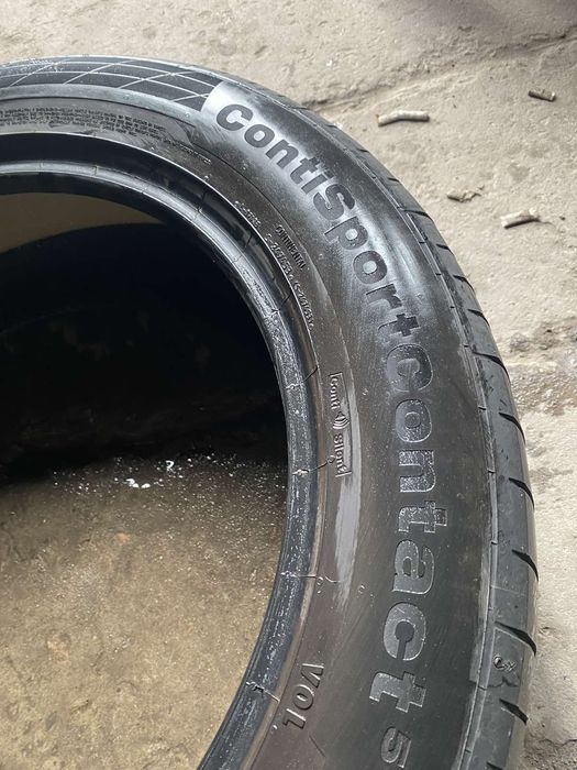 235.55.19 Continental 2шт лето БУ склад шины резина из Европы 55 R19