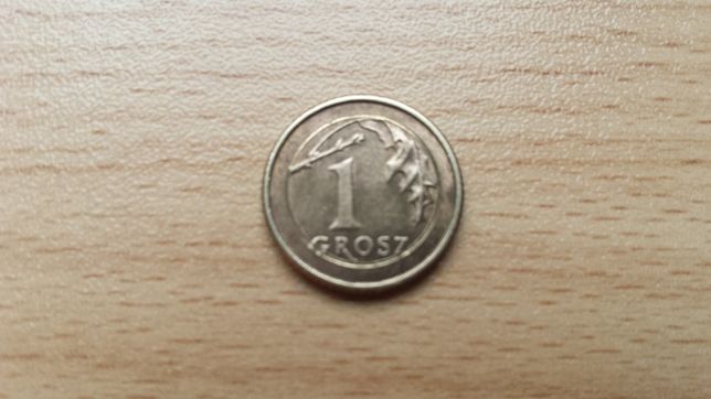 1 grosz 2007r - moneta destrukt 25zł/szt