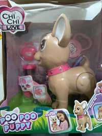 Chi chi live Poo Poo Puppy na spacerze