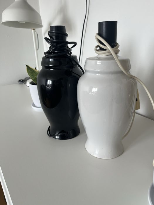 Dwie lampki ceramiczne