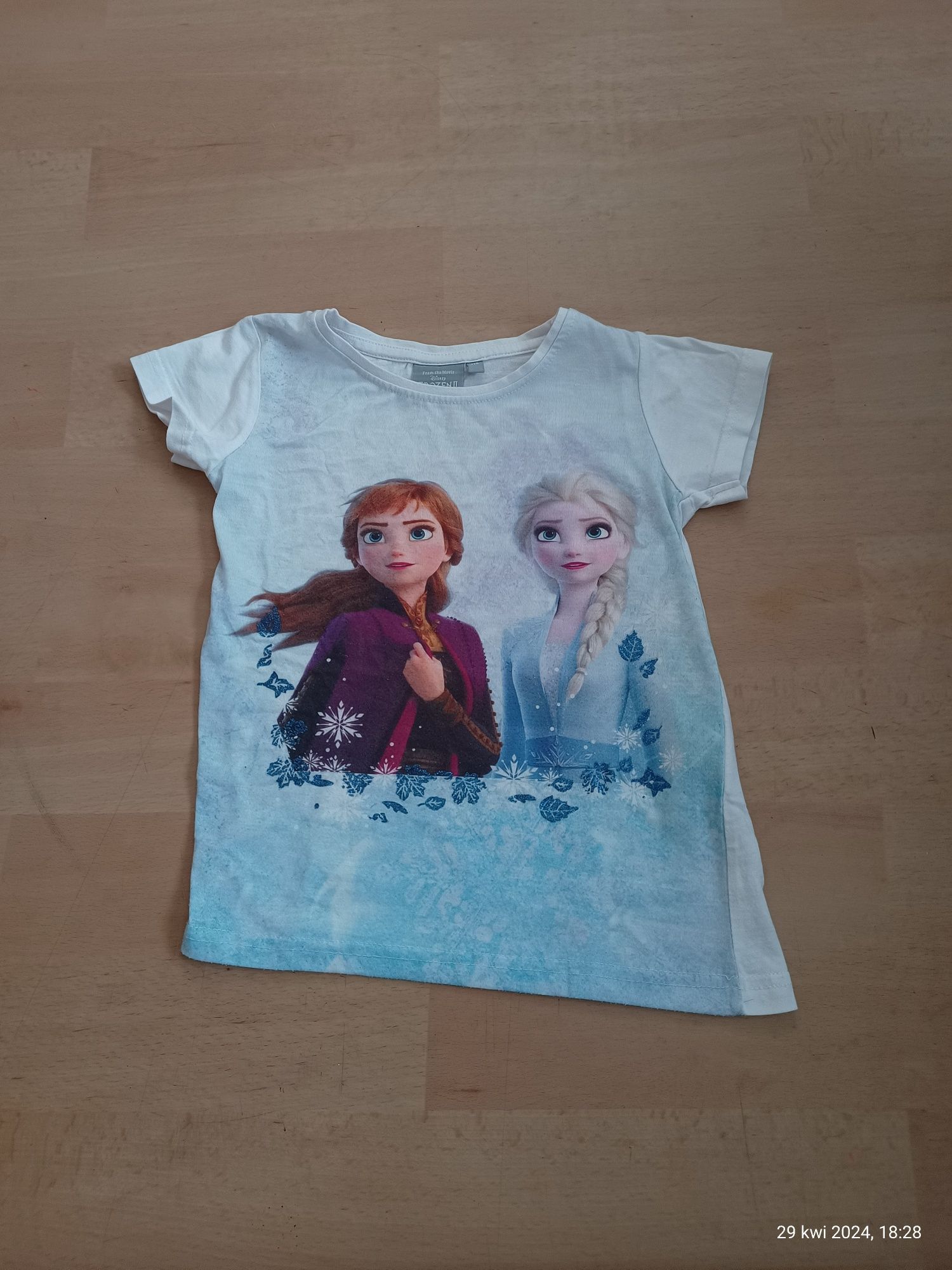 Bluzka bluzeczka T-shirt koszulka Elsa i Anna Disney Frozen II