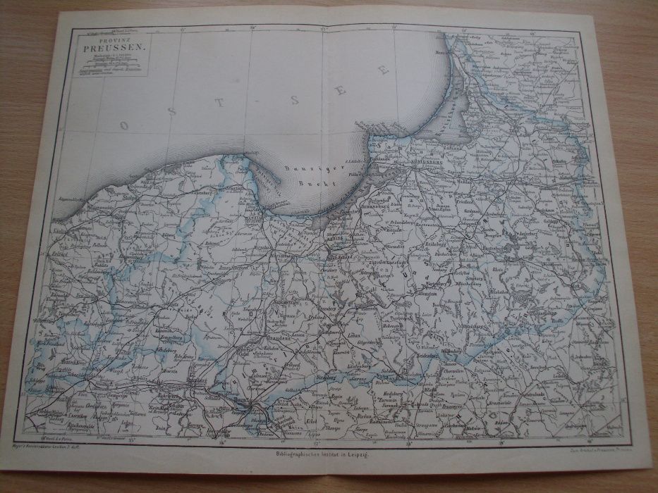 1878 r. STARE MAPY POLSKI oryginalne z XIX w.
