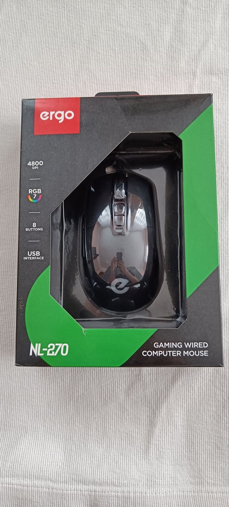 Мишка Ergo NL-270 Gaming Squad з RGB підсвіткою