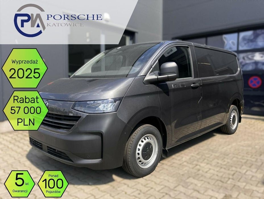 Volkswagen Transporter 2.0 TDI 150 KM 8-automat L1  Nowy T7 2025 Hak Automat dmc 3,3t PLAC ponad 100 aut Oferta Specjalna