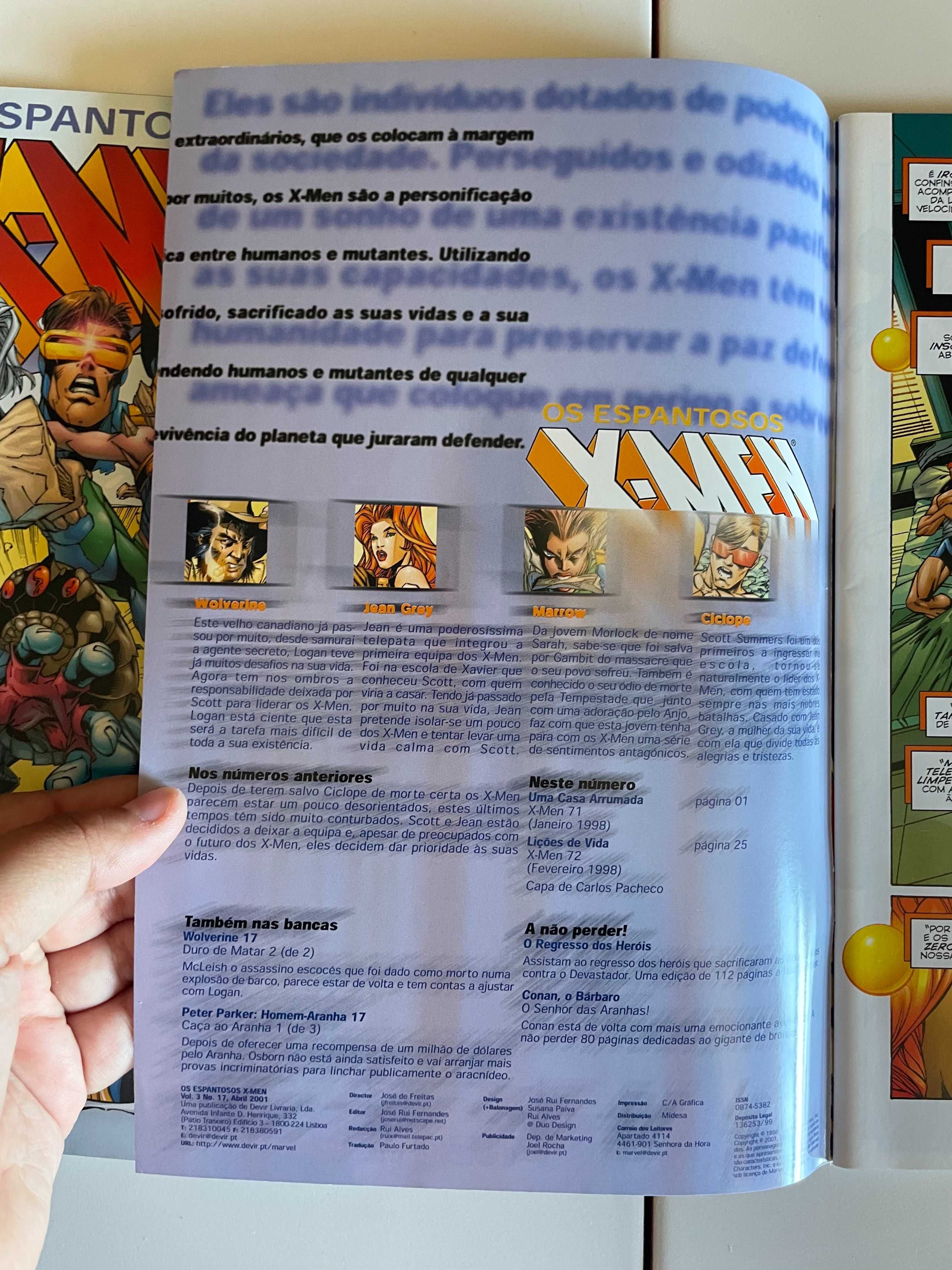 X-Men. Os Espantosos - Marvel Comics 13, 16 e 17 (Devir)