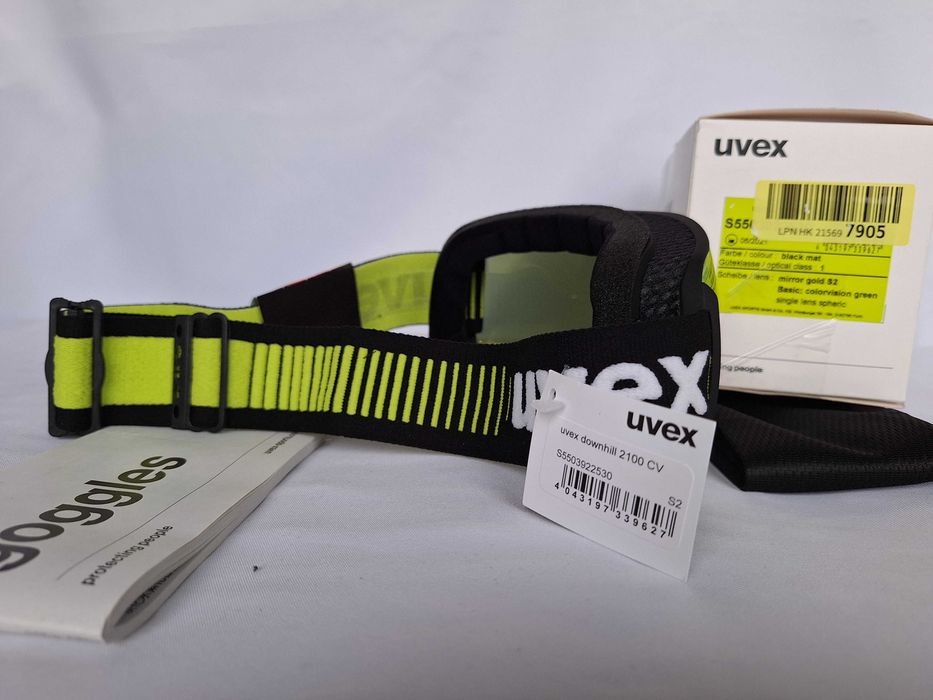 Gogle narciarskie Uvex Downhill 2100 CV Black Matt S2