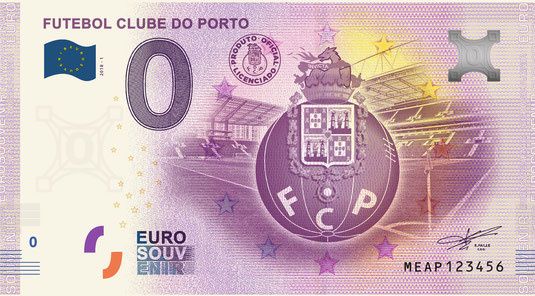 Notas 0€ (zero euros): FCPorto