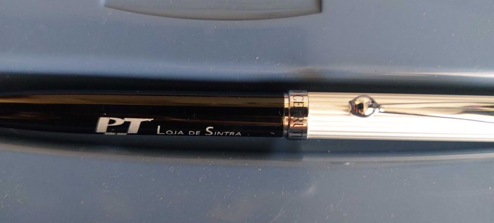 Esferográfica "Nino Cerruti", publi PT Portugal Telecom Loja de Sintra