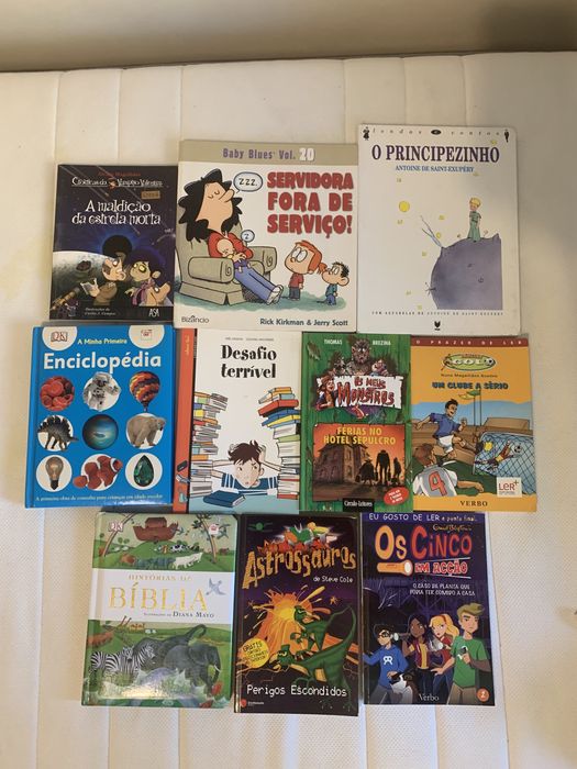 Vendo livros para crianças