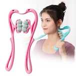 Ручной роликовый массажер для шеи Hexiang Neck Massaget