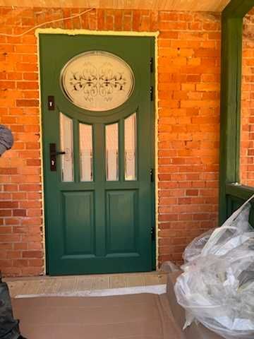 Drzwi  zewnętrzne drewniane dębowe /pomiar/montaż/dostawa/datacja