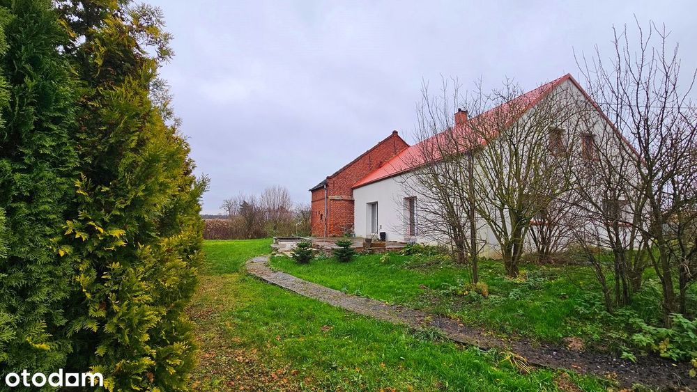 Na sprzedaż dom w Radzieszynie + działka ponad 24 ar. Cicha okolica.