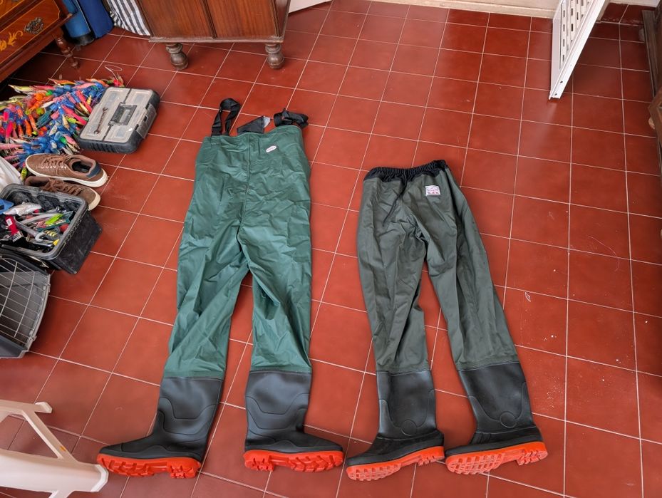 Calça e wader completo para pesca