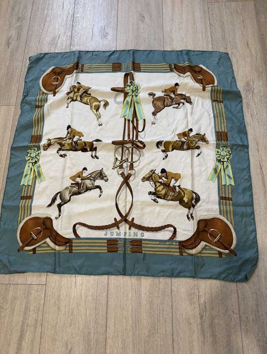 Платок (шарф) Hermes Jumpimg by Ludoux шелк оригинал