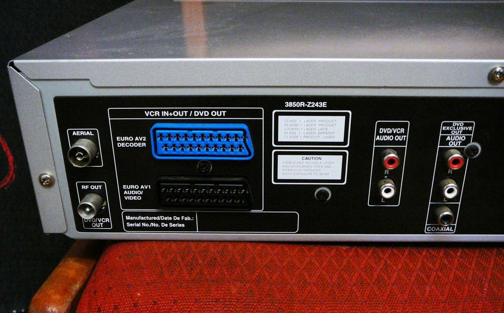 dvd-vhs комбайн philips dvd755vr