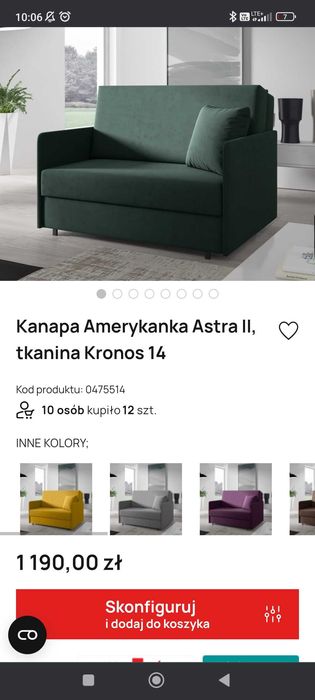 Sofa/Amerykanka/ kanapa