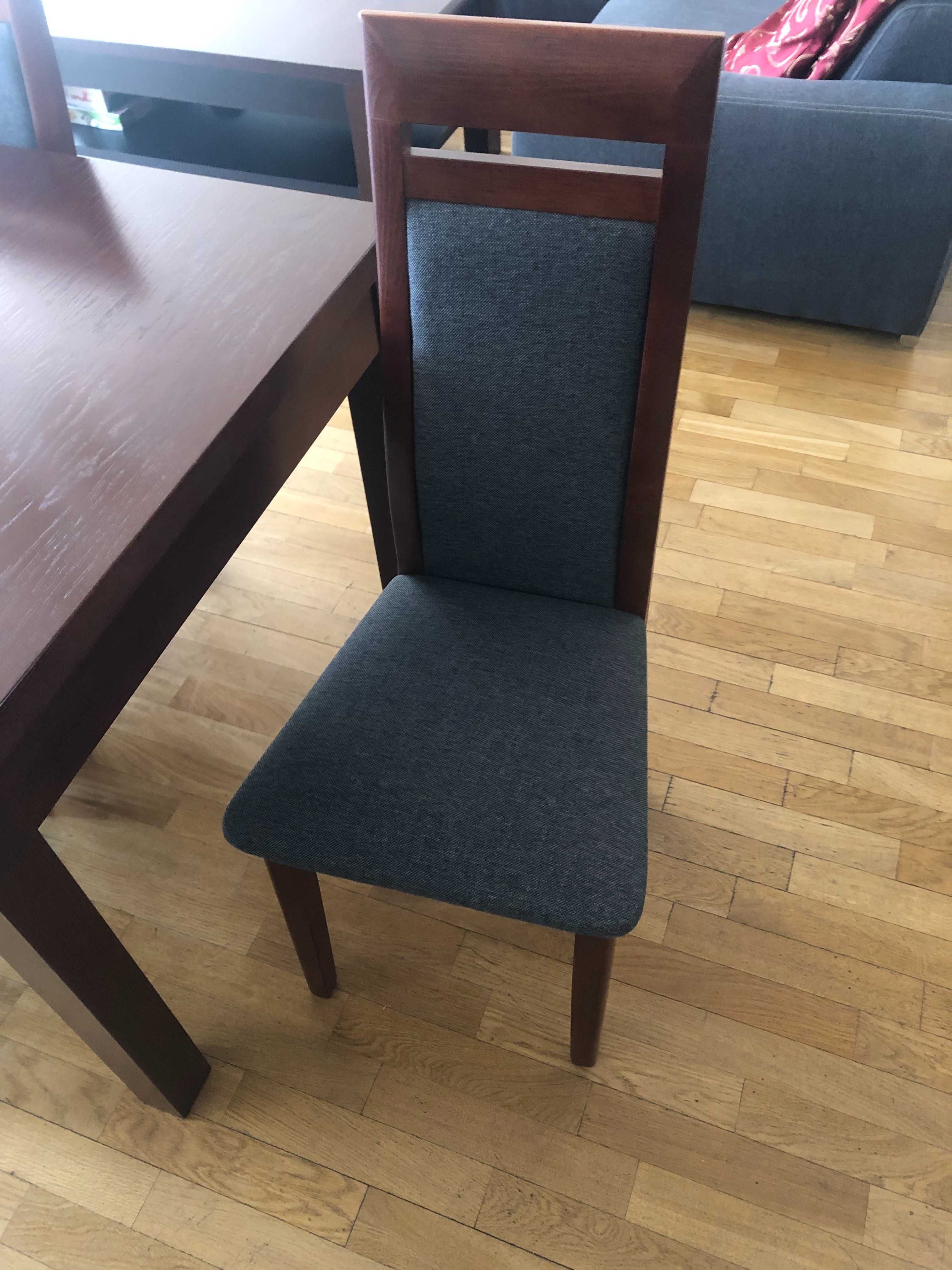 Stół 180/90 + 2x40cm + 6 krzeseł