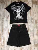 Продам комплект шорти WEXWEAR + haunted mound sematary affliction Y2K