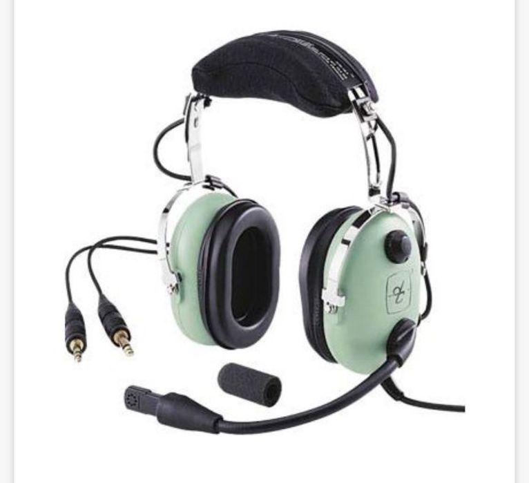 Słuchawki lotnicze dla pilota marki Clark