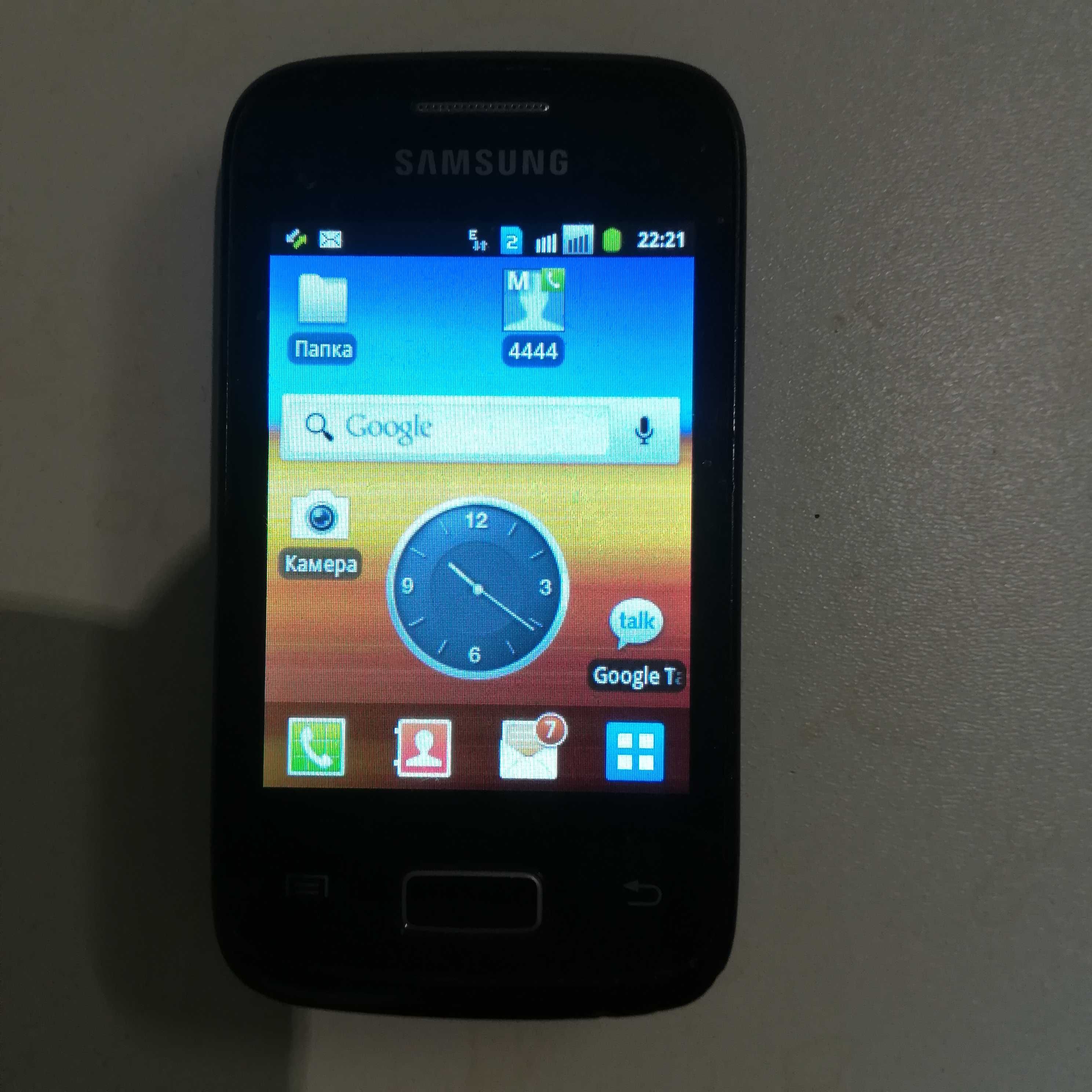Смартфон Samsung Galaxy Y Duos модель GT-S6102 + 2 сим карты комплект