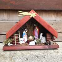 Різдвяна шопка Вертеп / Декор на Різдво / Фігури та статуетки святих